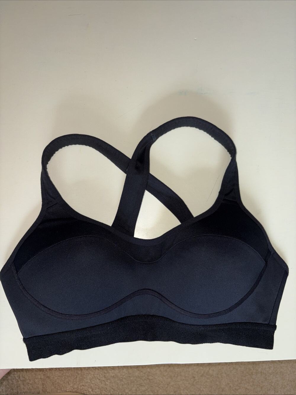 Under Armour Sports Bra S/M, Sports, Workout, Athleisure, Padded, Underwire, EUC